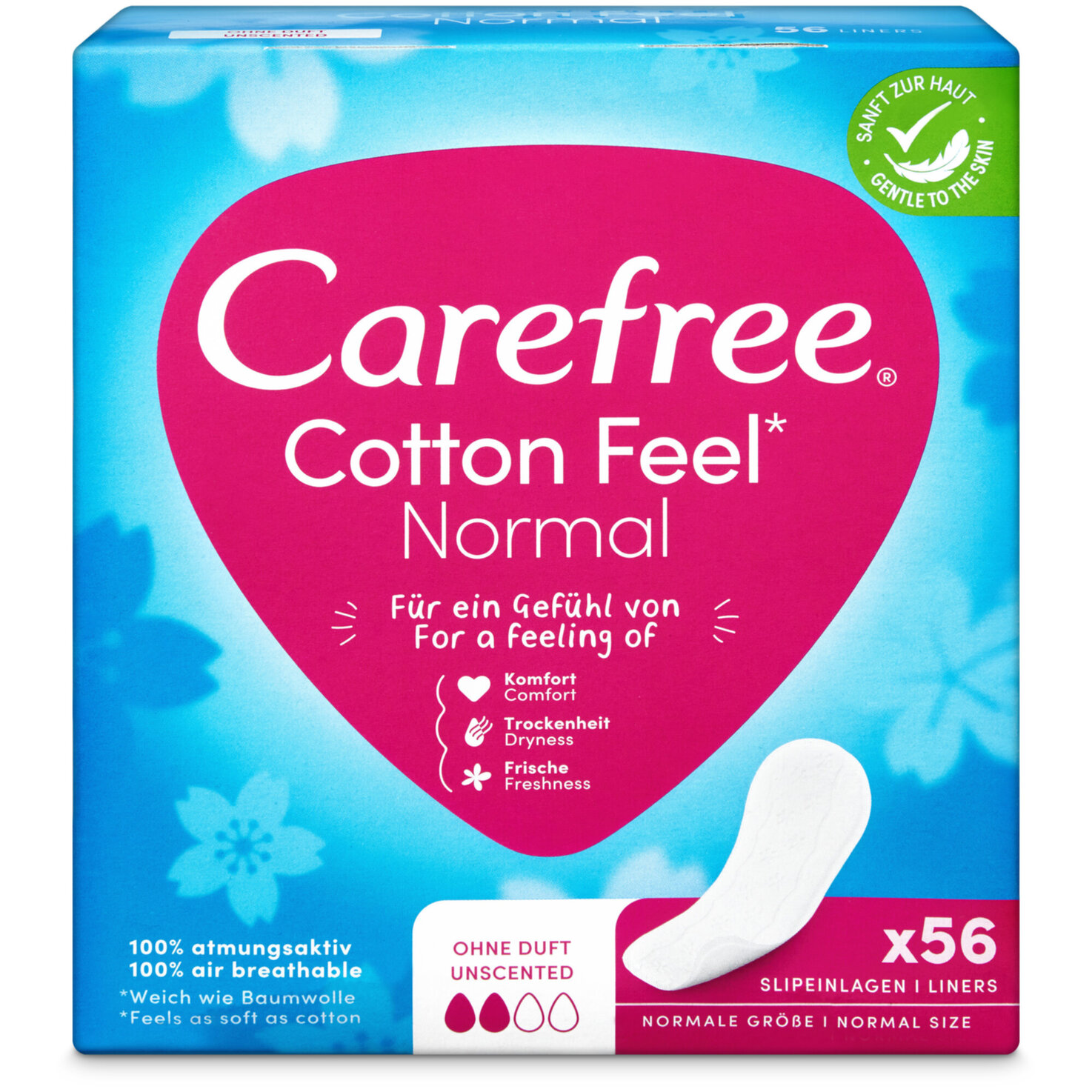 Carefree Cotton Feel 56 Stück