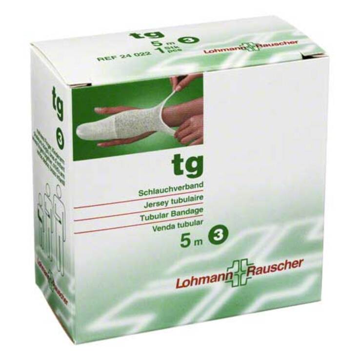 TG Schlauchverband Größe 3 5 m weiß 24022, 1 St