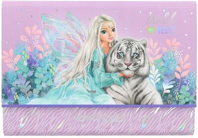 TOPModel Brevpapir i Mappe Tiger