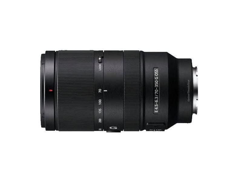 Sony Zoomobjektiv E 70-350mm F/4.5-6.3 G OSS Sony E-Mount G-Objektiv mit 5-fachem Super-Telezoom