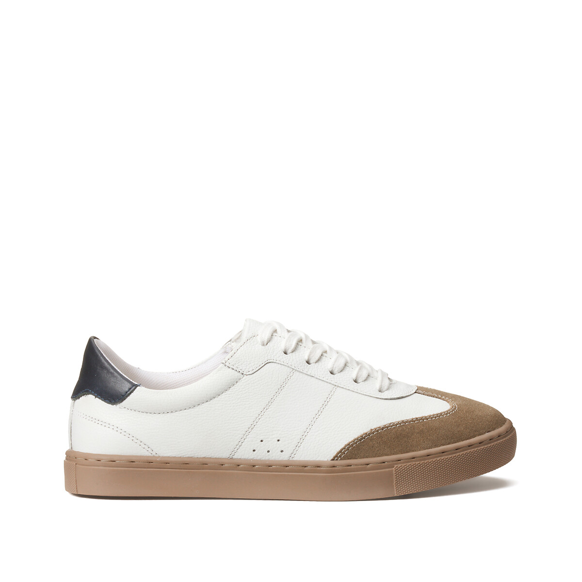 COLEÇÕES LA REDOUTE<br>Tênis de couro, estilo vintage