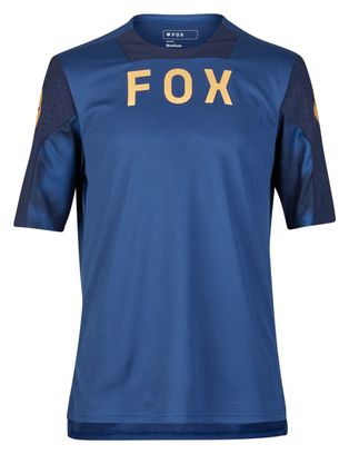 Maillot Manches Courtes Fox Defend Taunt Bleu