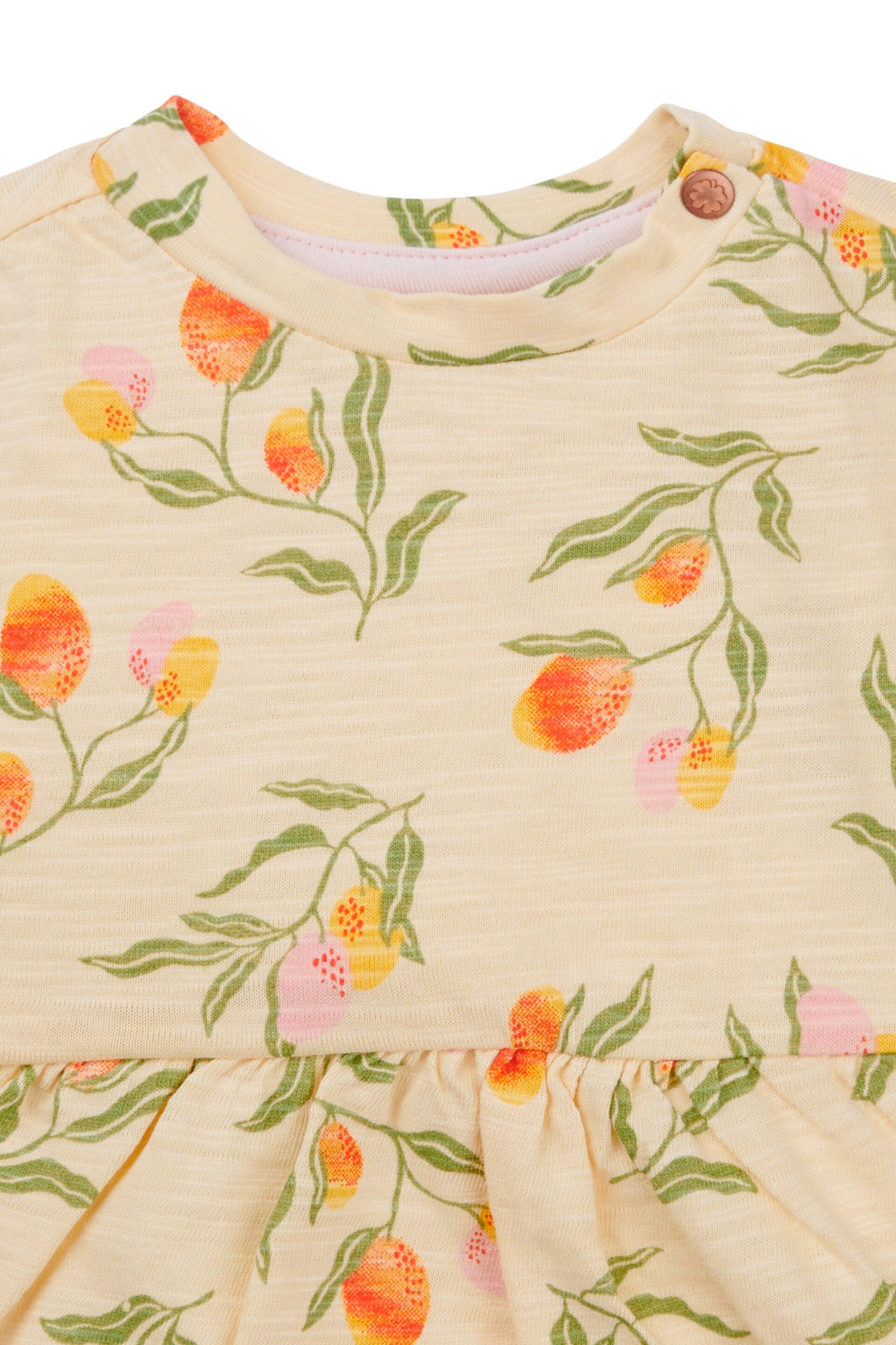 Noppies Baby Kleid Mobinee Fruit pattern Medium Yellow