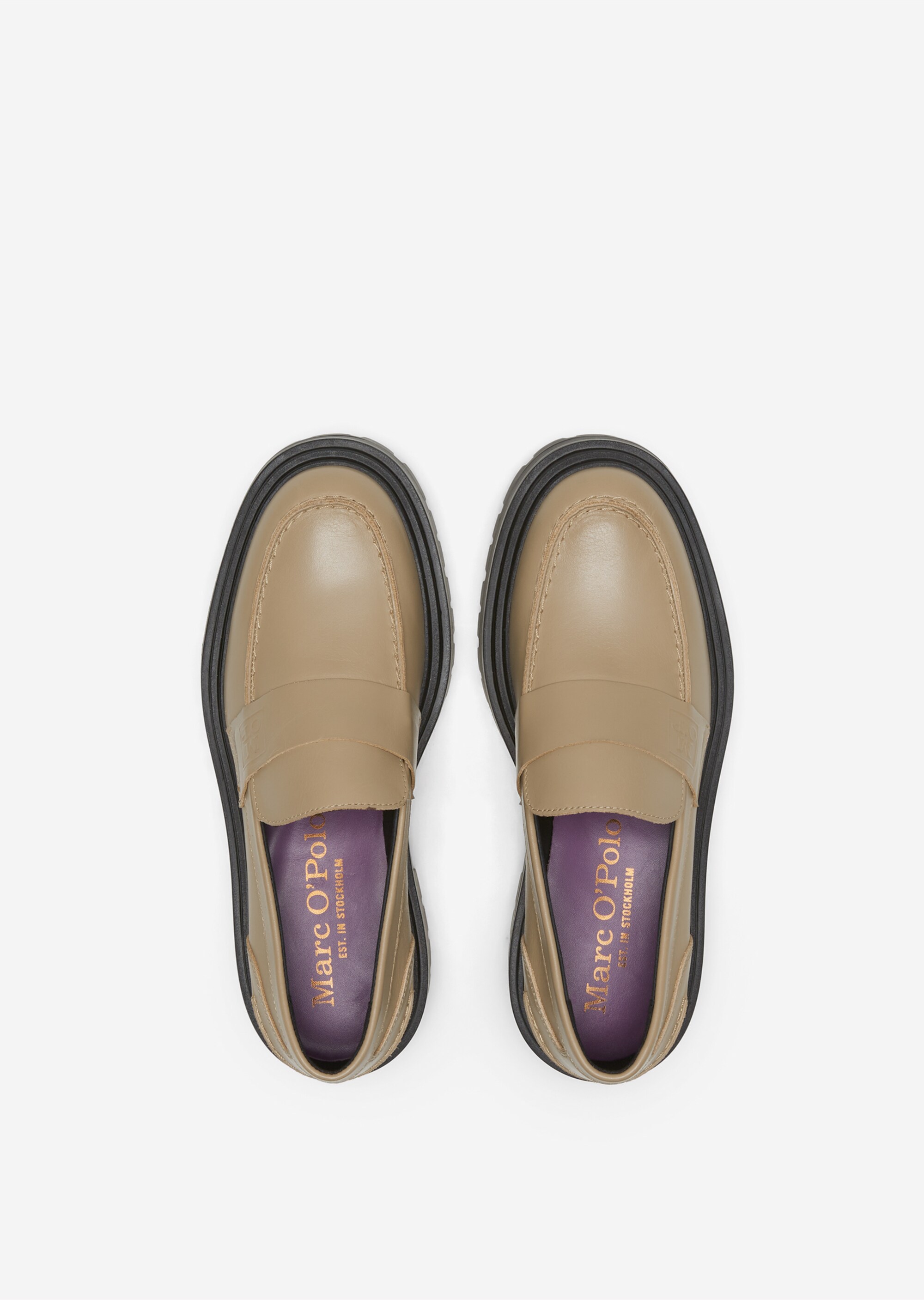 Chunky-Loafer aus edlem Kalbleder