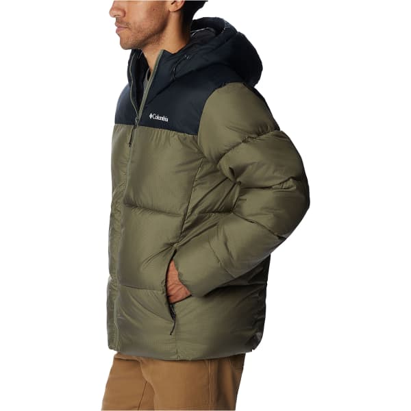 Doudoune COLUMBIA PUFFECT HOODED JACKET STONE GREEN/BLACK