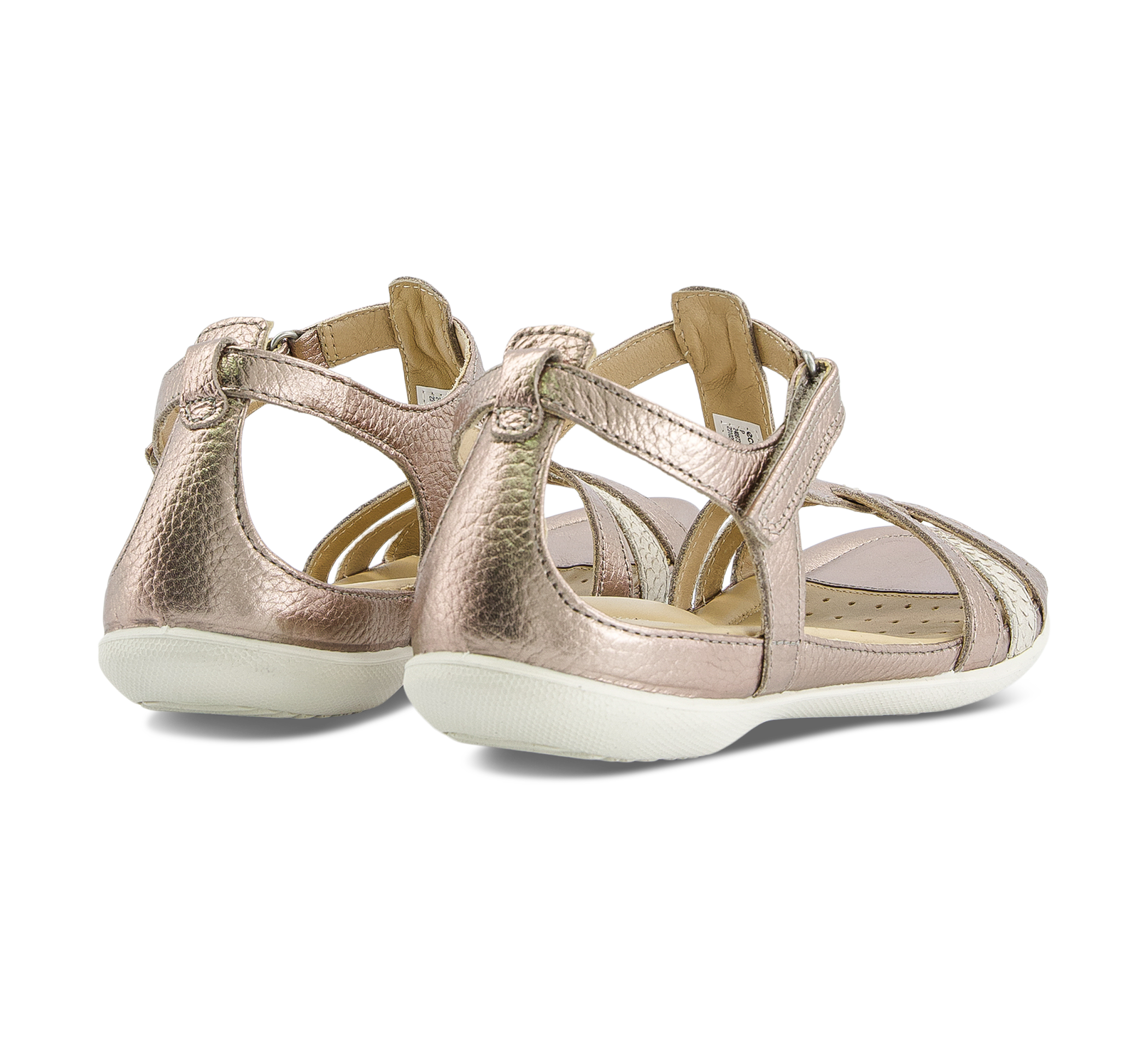 Ecco Flash - Riemchensandalen silber