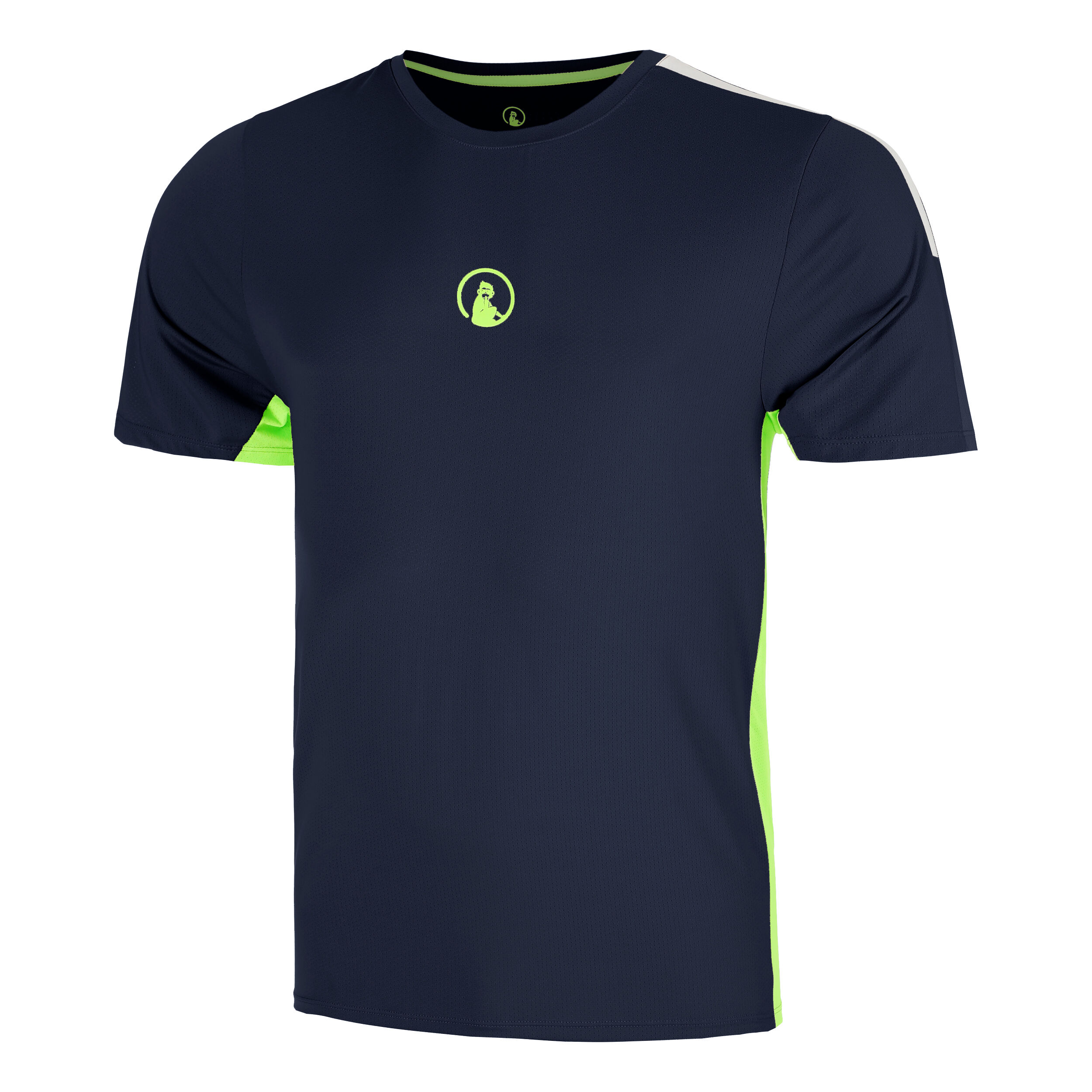 Quiet Please Wild Receiver Verti T-shirt Hommes - Bleu Foncé , Multicouleur
