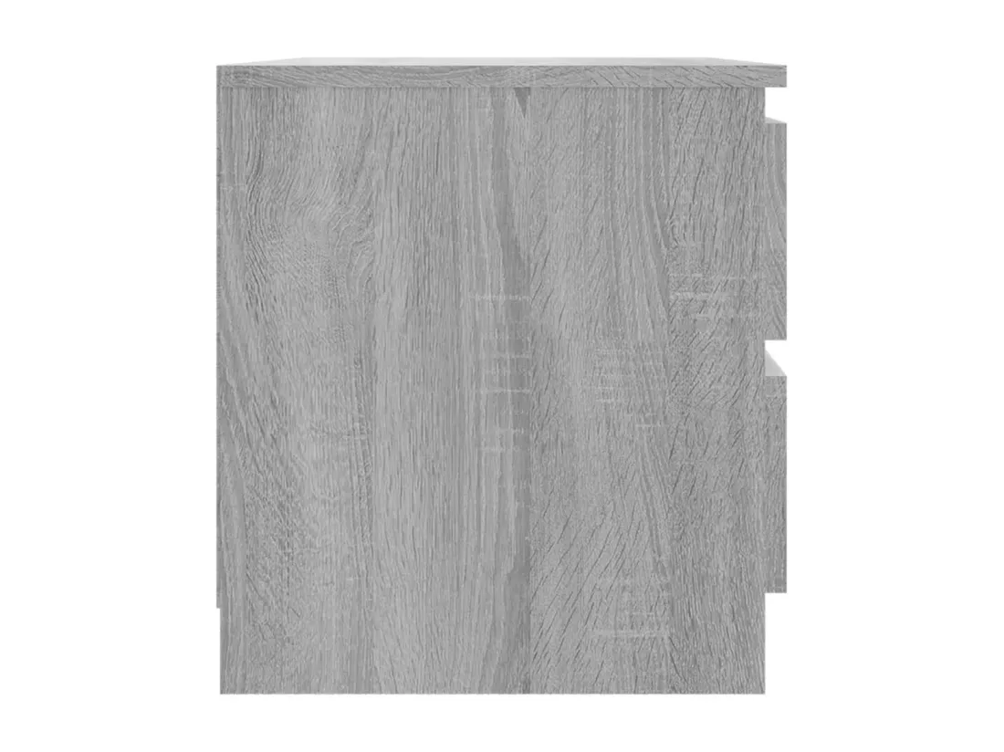 Table de chevet Sonoma gris 50x39x43,5 cm Bois d'ingénierie