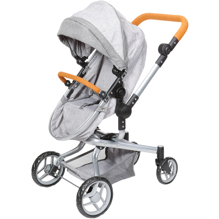 knorr toys® Puppenwagen Boonk - stone brown grau