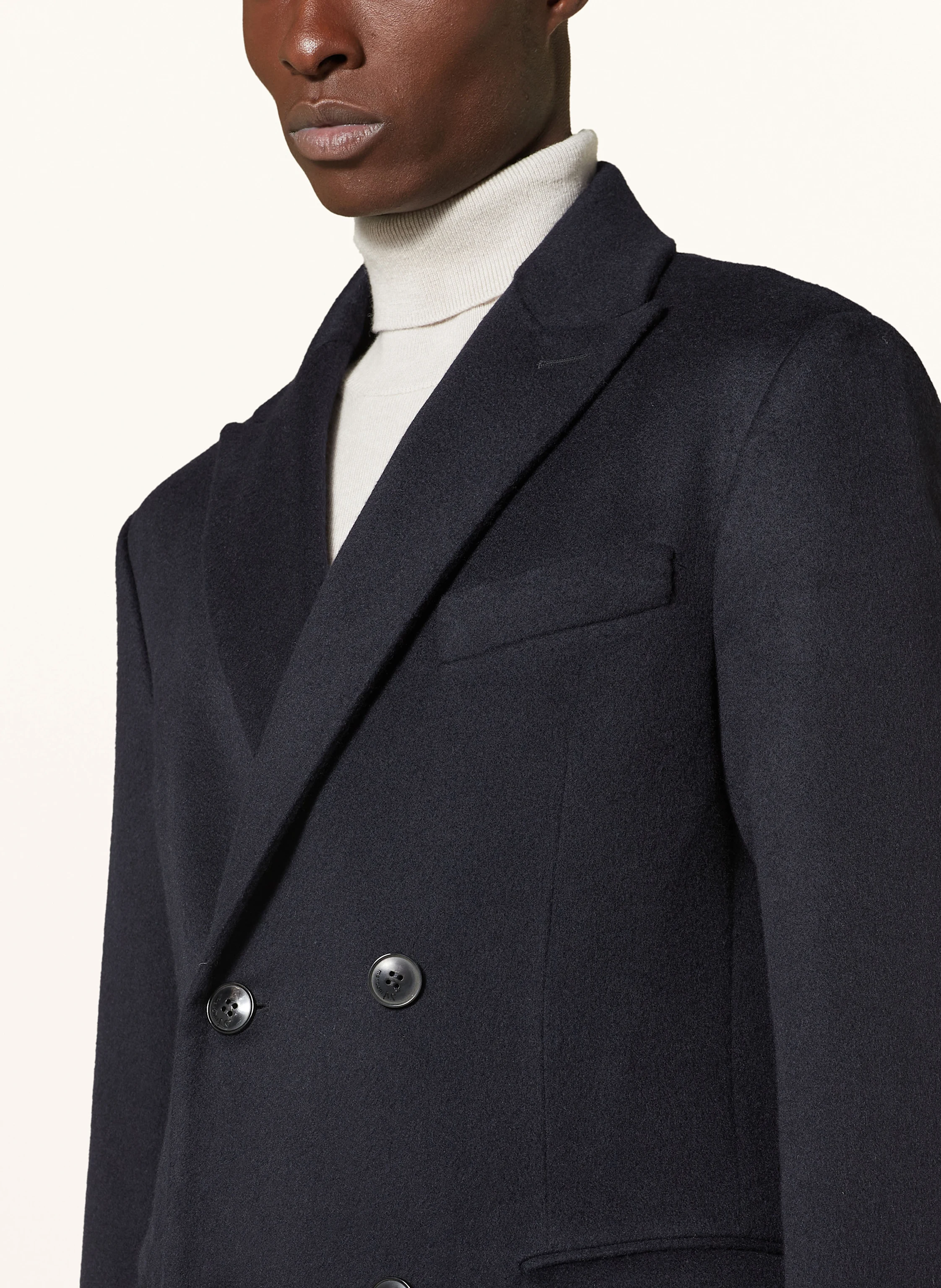 manzoni 24 Wollmantel mit Cashmere