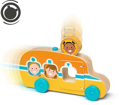 Melissa & Doug GO TOTs Roll & Ride Buss