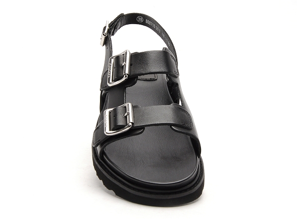 Kickers nu pieds plats femme neosummer noir