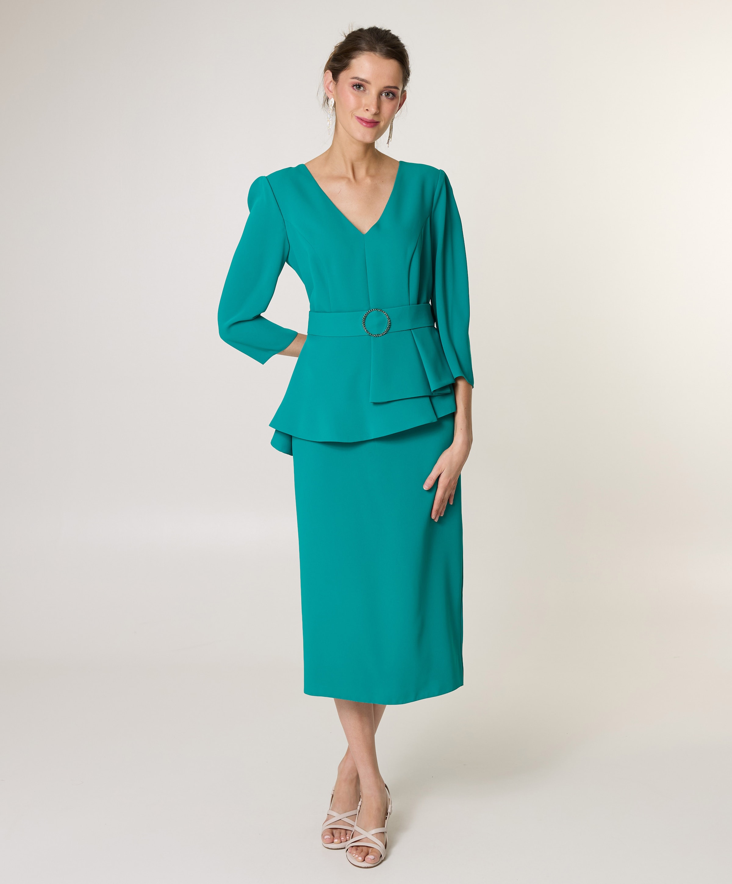 Sonia Peña Dames jurk groen