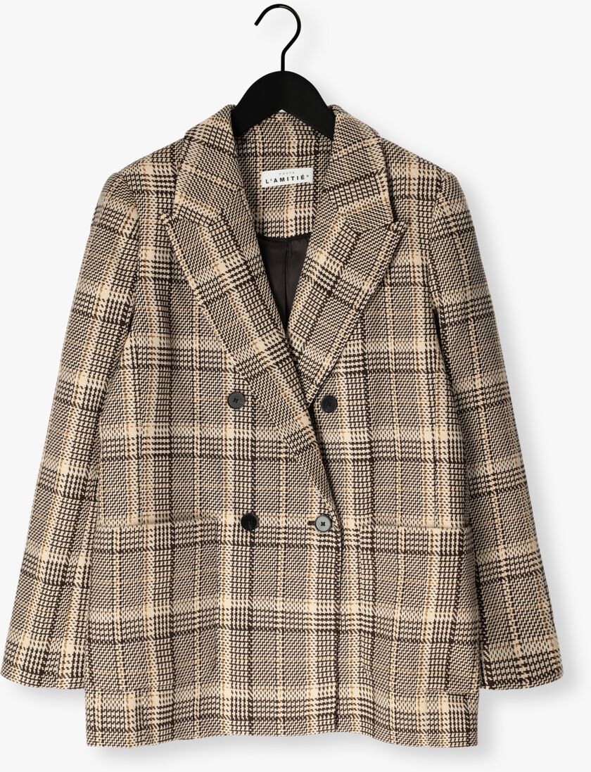 multi haute l'amitié blazer blanket check blazer