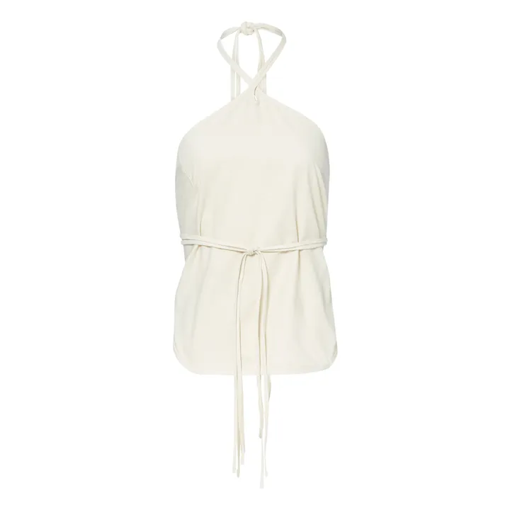 Baserange Top Mar Soie Sauvage | Ecru