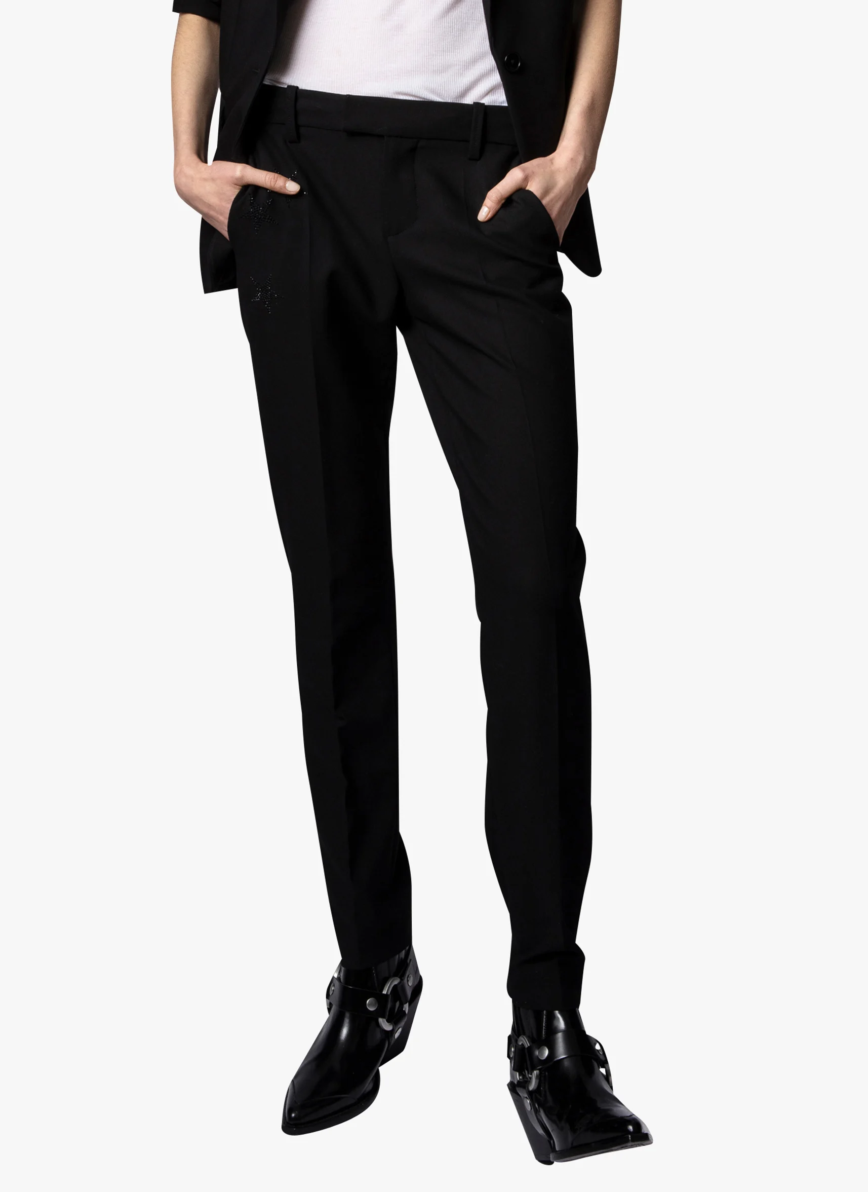 PRUNE - Pantalon droit | Noir
