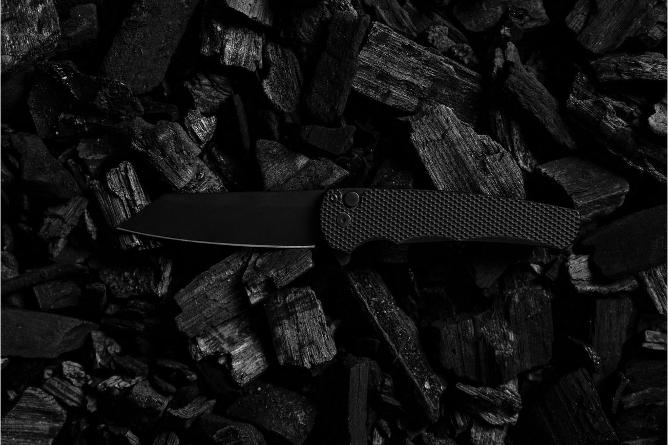 Pro-Tech Malibu 5206 DLC Black 20CV Reverse Tanto, zakmes