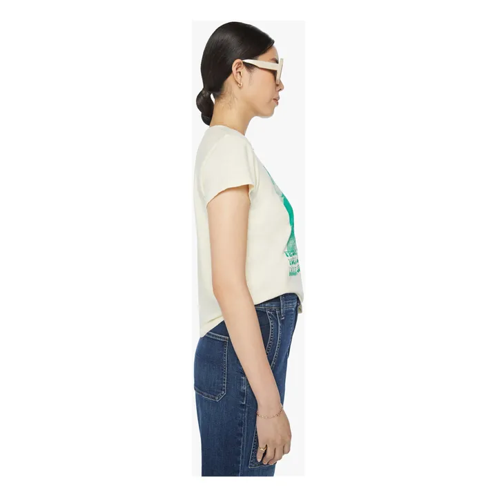 Mother T-Shirt The Boxy Goodie Goodie | Turquoise