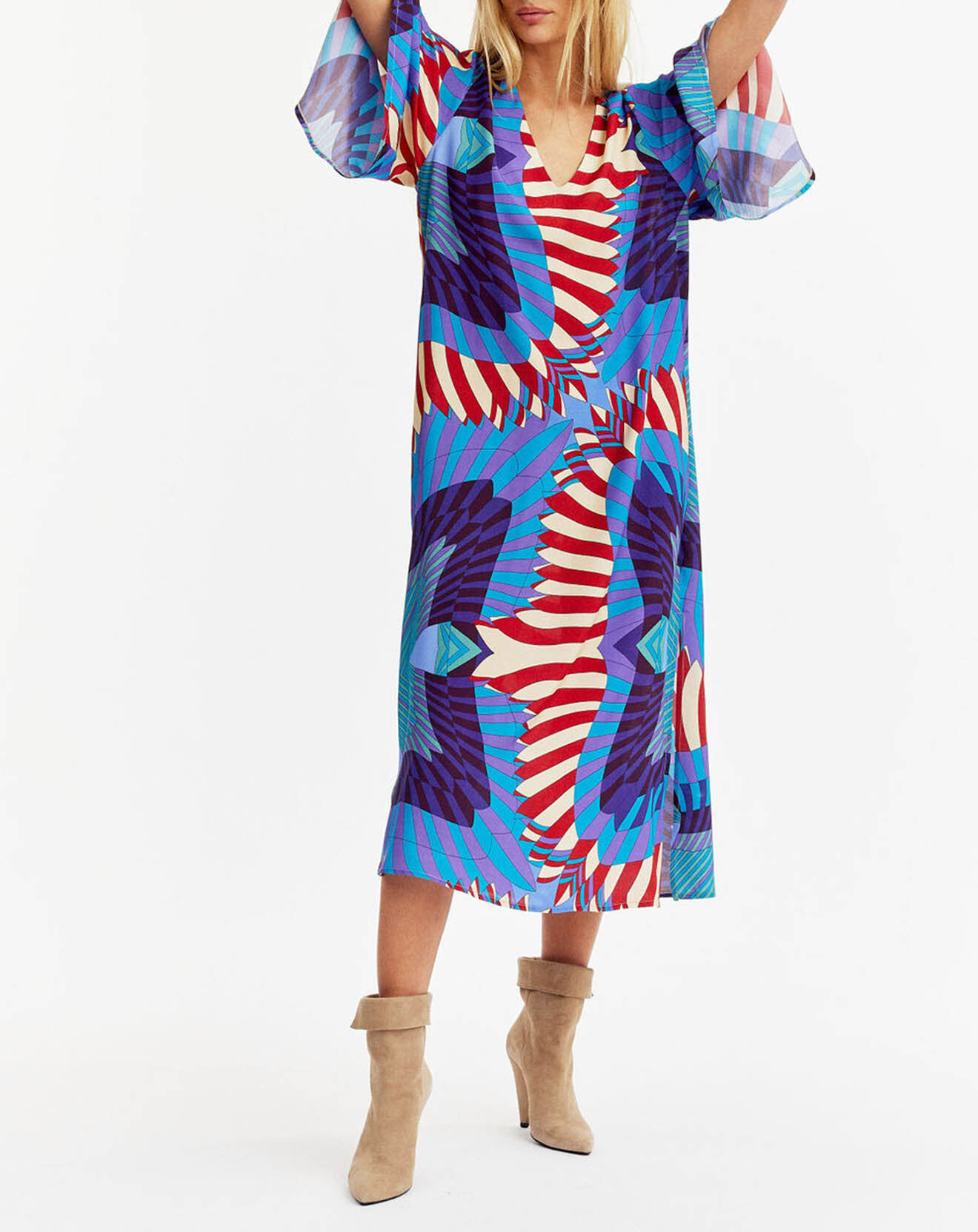Lauren Vidal Robe Luna multicolore