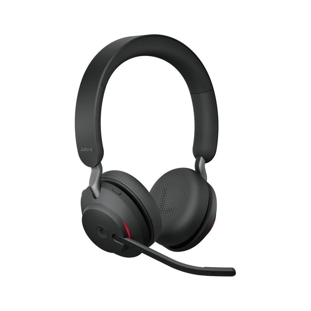 Evolve2 65 SE MS Bluetooth On-Ear Kopfhörer Active Noise Cancelling Headset (26599-999-899) - Schwarz