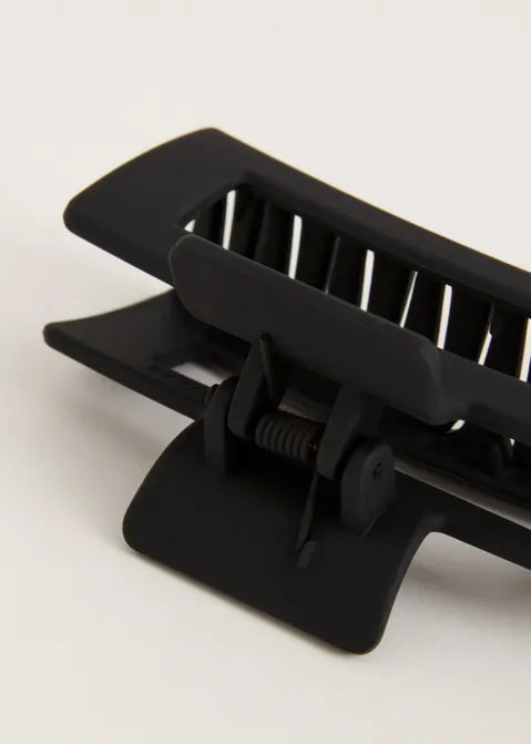 Haarclip vierkant zwart (ZWART)