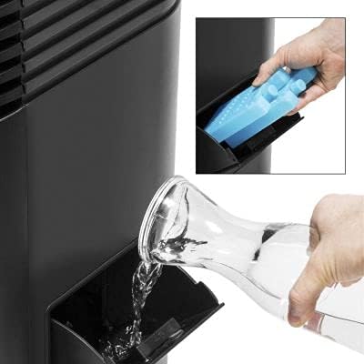 TROTEC PAE 50 Aircooler 4-in-1 Mobile Klimaanlage Klimagerät Ventilator Luftreiniger 20 L Tank 4 Gebläsestufen Timer Ionisator Luftbefeuchter Luftkühler