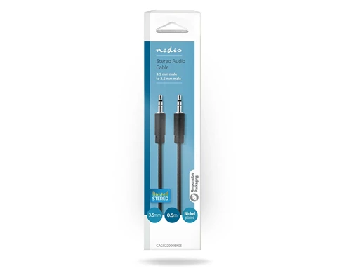 Nedis 3.5mm Hane - 3.5mm Hane - 0,5m