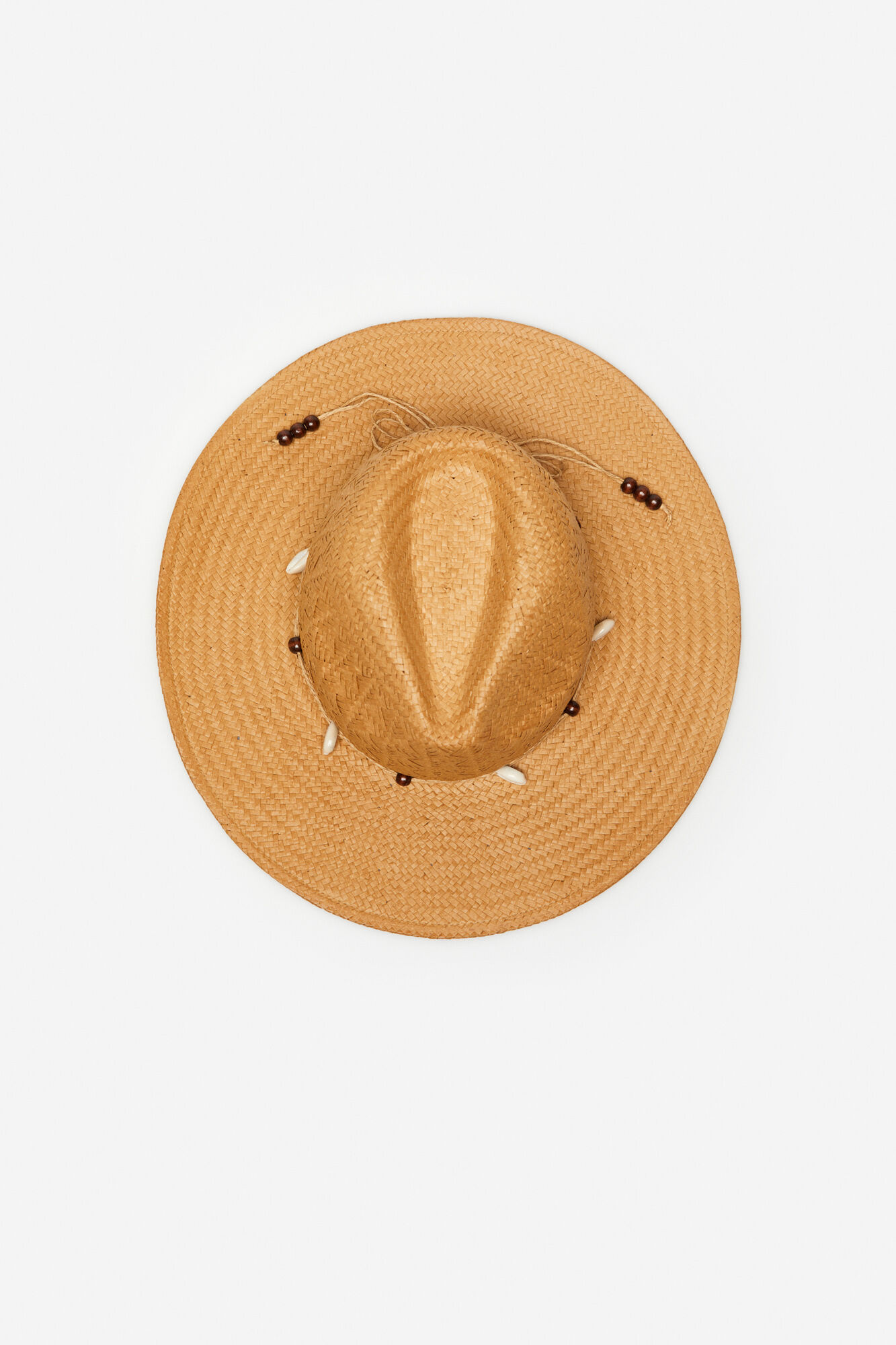 Chapéu de ráfia estilo cowboy - Arena