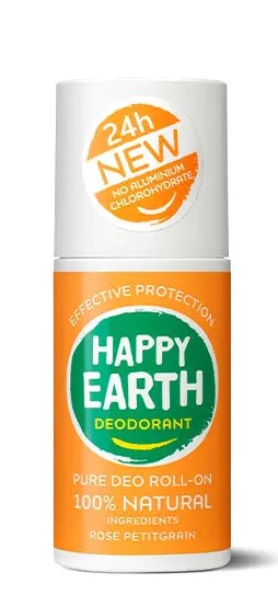 Happy Earth Pure Deoroller Rose (75 ml)