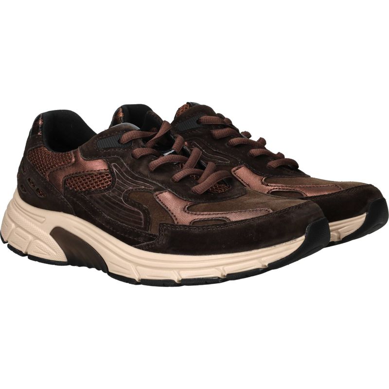 Gabor Rollingsoft Sneakers Bruin Dames
