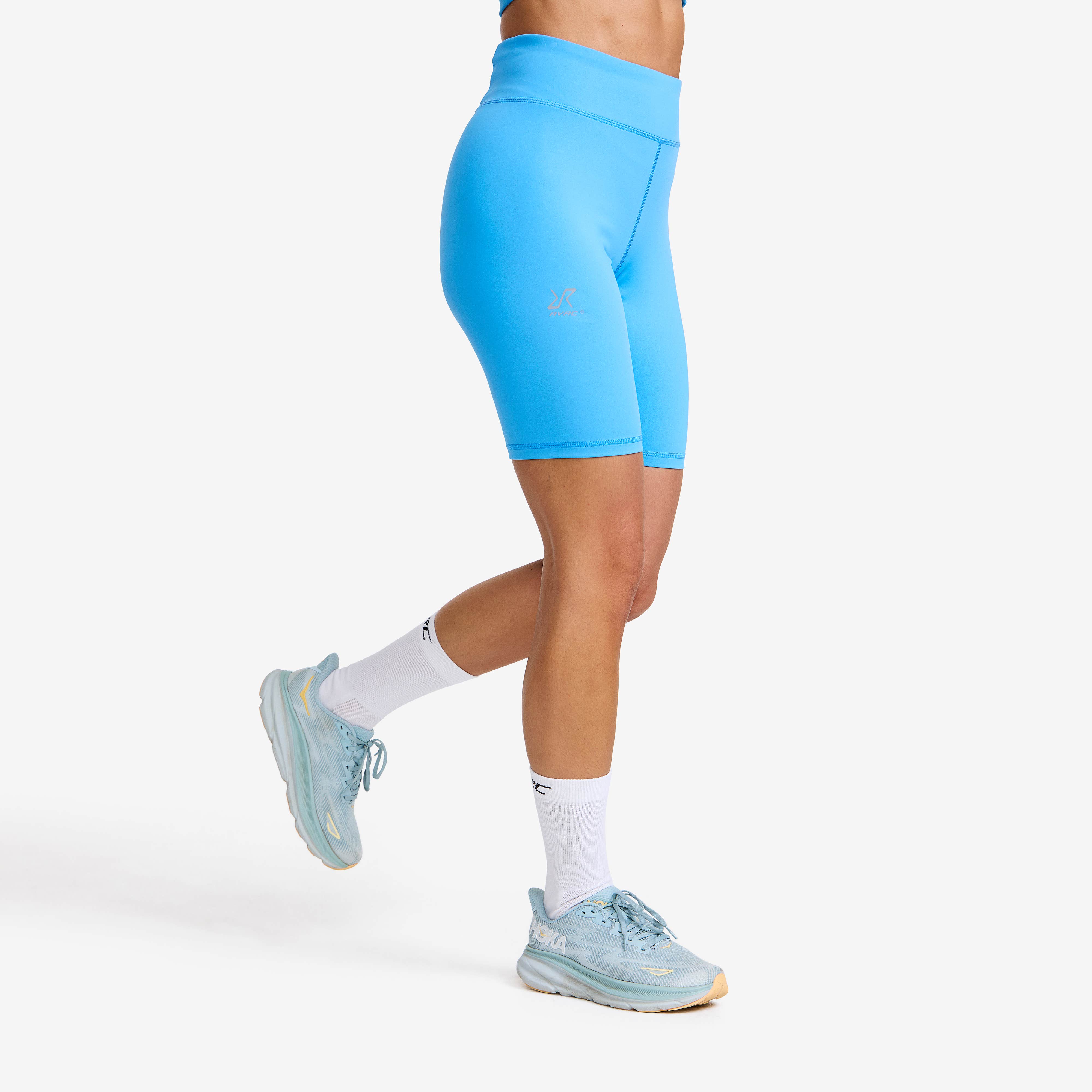 Flow High-waisted Biker Shorts Dame Azure Blue