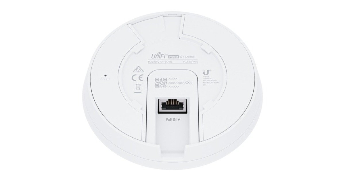 UbiquitiProtect G4 Dome beveiligingscamera  (Wit, PoE)