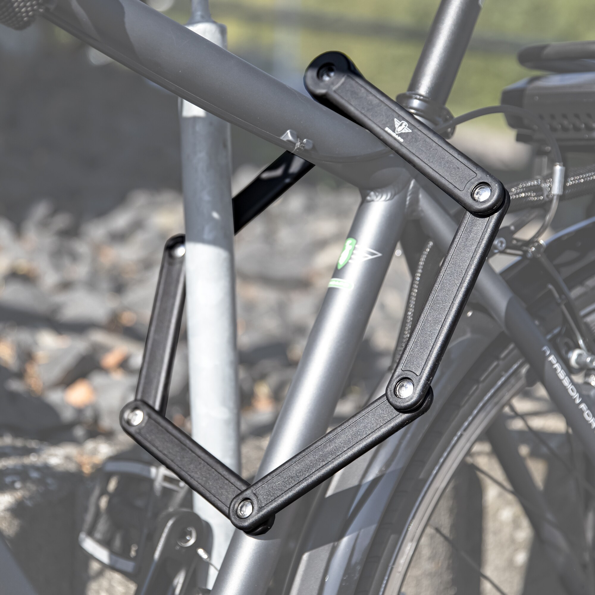 Zündapp Fahrradschloss Faltschloss Fahrrad E Bike Schloss 85 cm diebstahlsicher