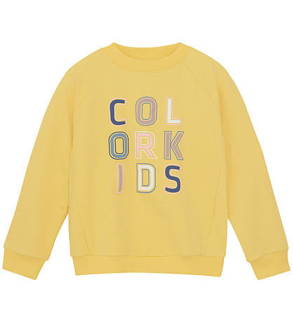 Color Kids Sweatshirt - Banana Cream m. Print
