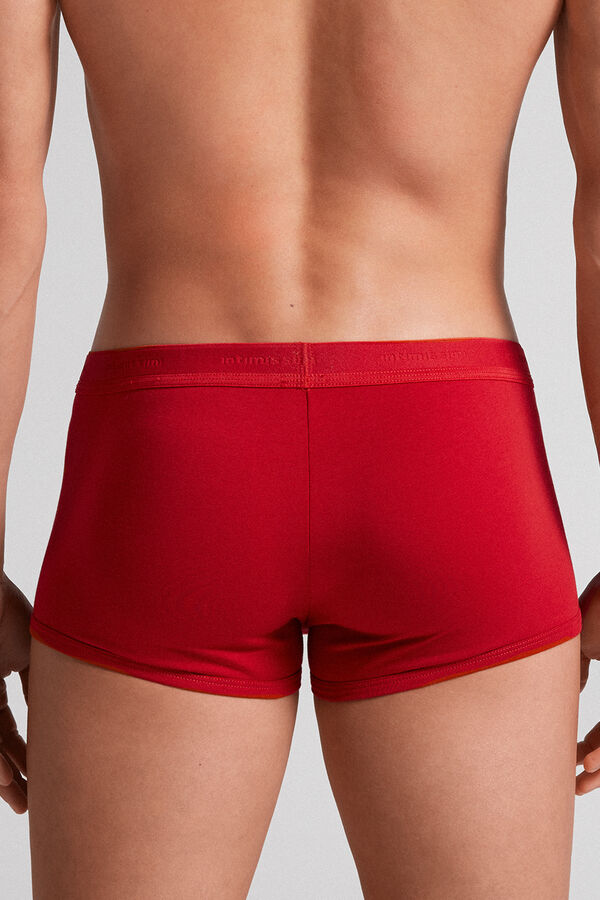 Cuecas boxer em algodão elástico Supima® com logotipo.