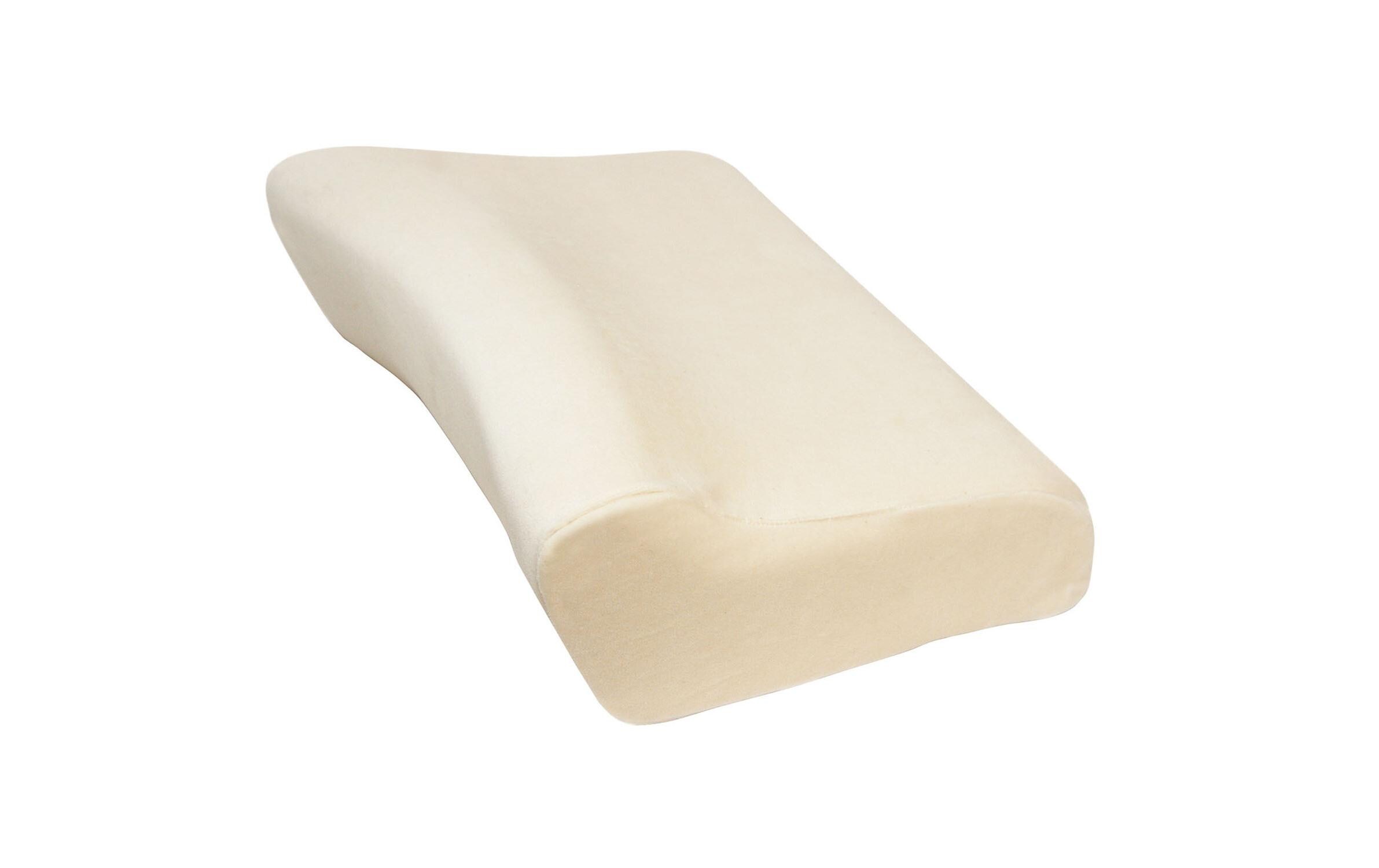 Nackenkissen Soft Plus mit Veloursbezug 47 x 33 cmHöhenverstellbares Kissen