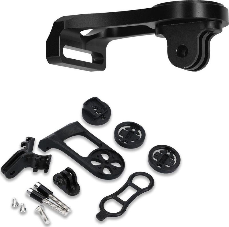 kwmobile houder geschikt voor Garmin Edge / Bryton Rider / CatEye - Fietshouder voor navigatiesysteem - Stuurhouder in zwart