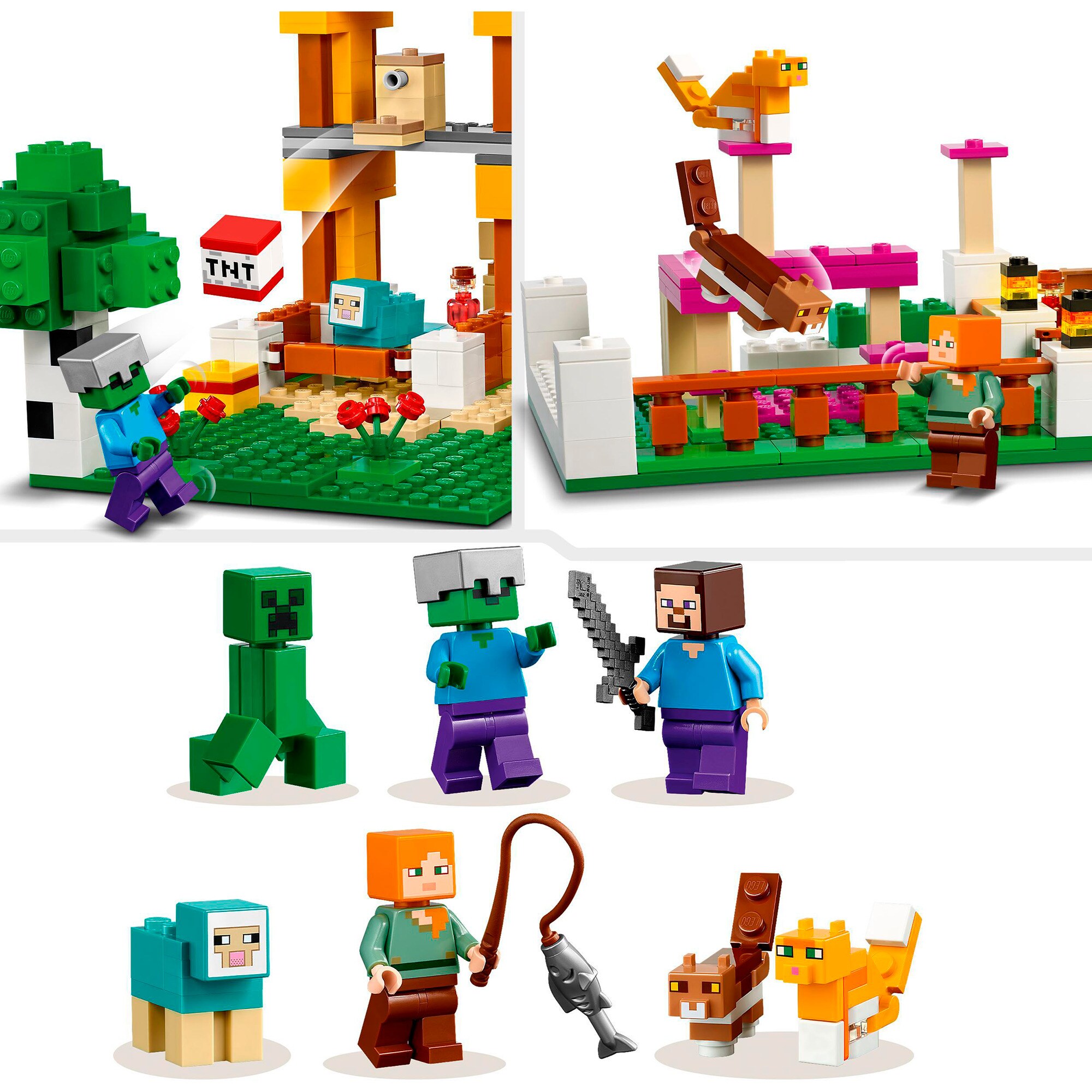 LEGO Konstruktionsspielzeug Minecraft Die Crafting-Box 4.0
