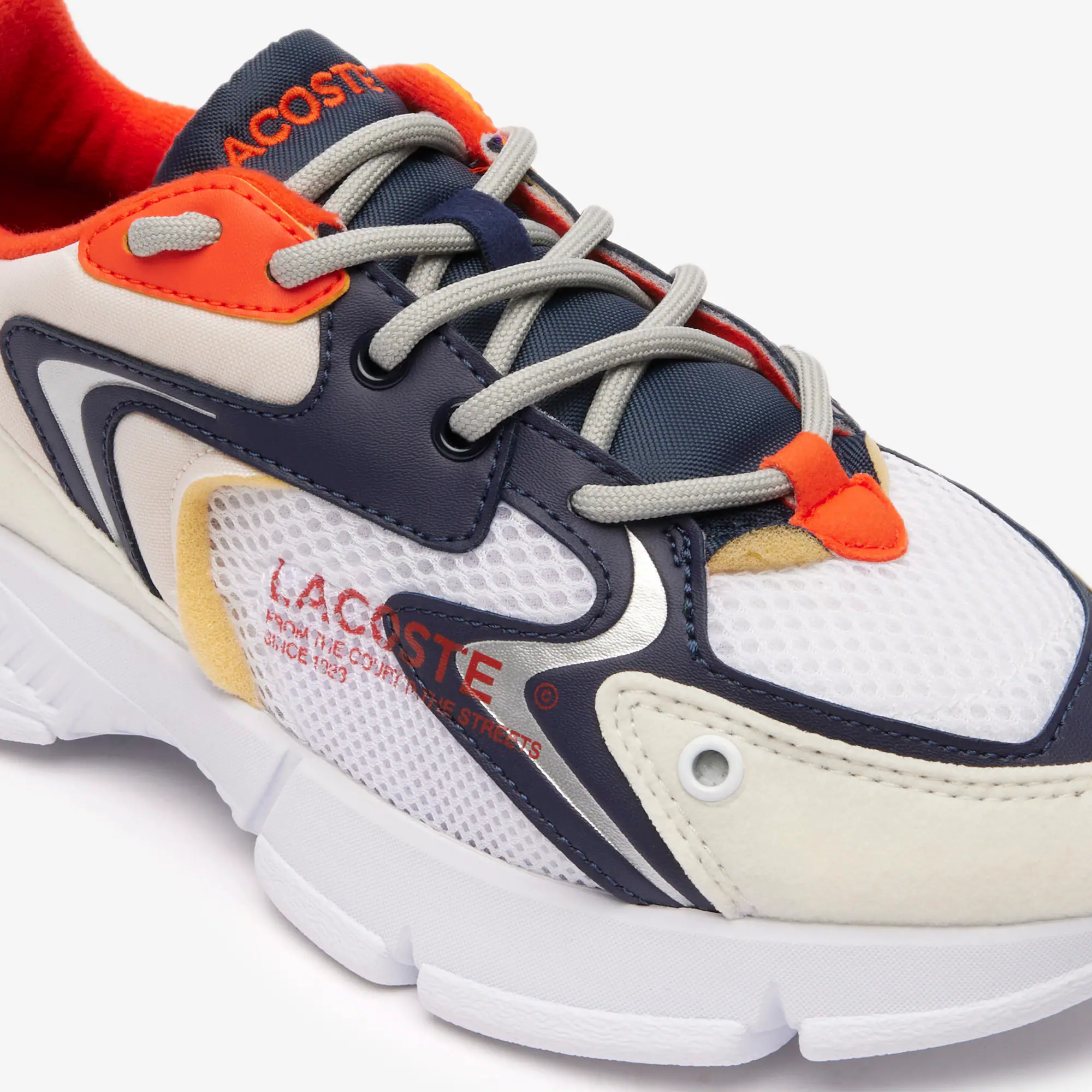 Junior-Sneakers L003 Neo aus Textil Sneakers - Weiss - Lacoste - Kinder