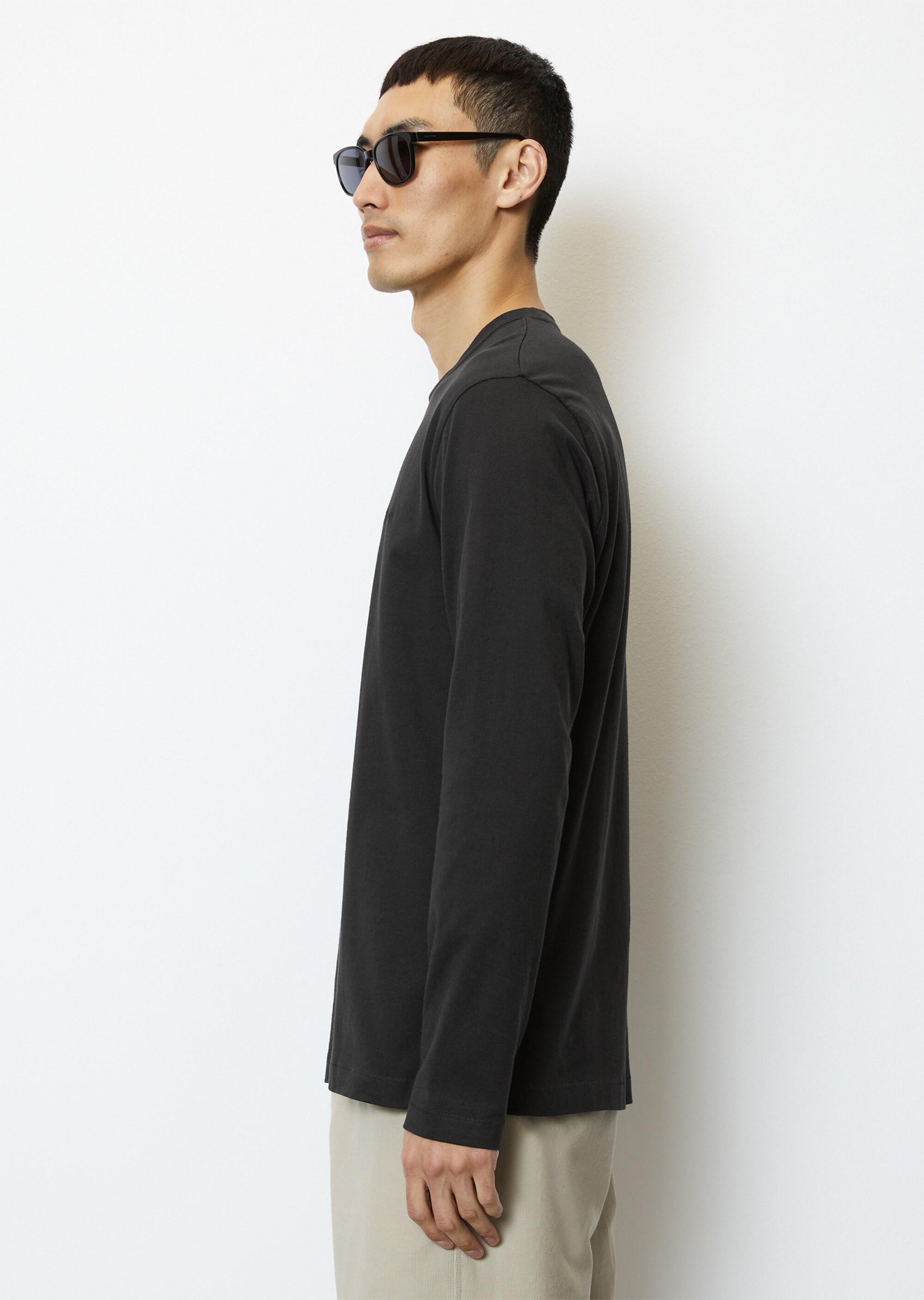 Longsleeve regular aus schwerer Jersey-Qualität