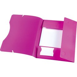 Chemise à élastique FLUO, PP, A4, assorti