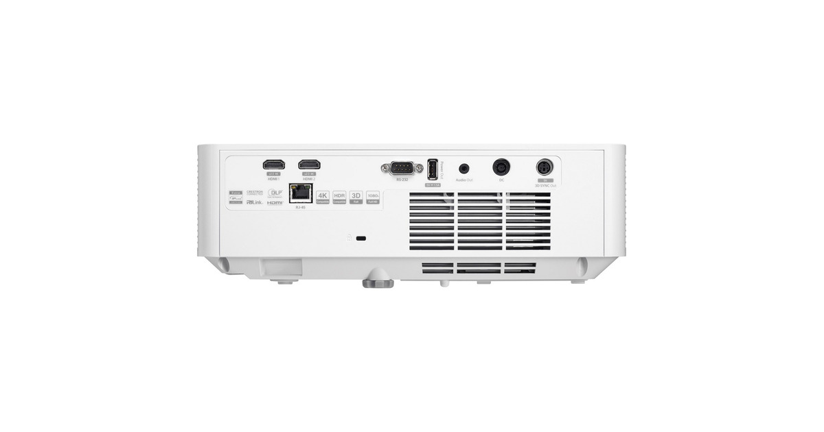 OptomaZH430UST Compacte Ultra korte afstand DLP-projector  (Wit, 4000 ANSI Lumen)