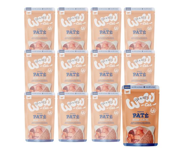 WOW® Cat Nassfutter für Katzen Premium Paté