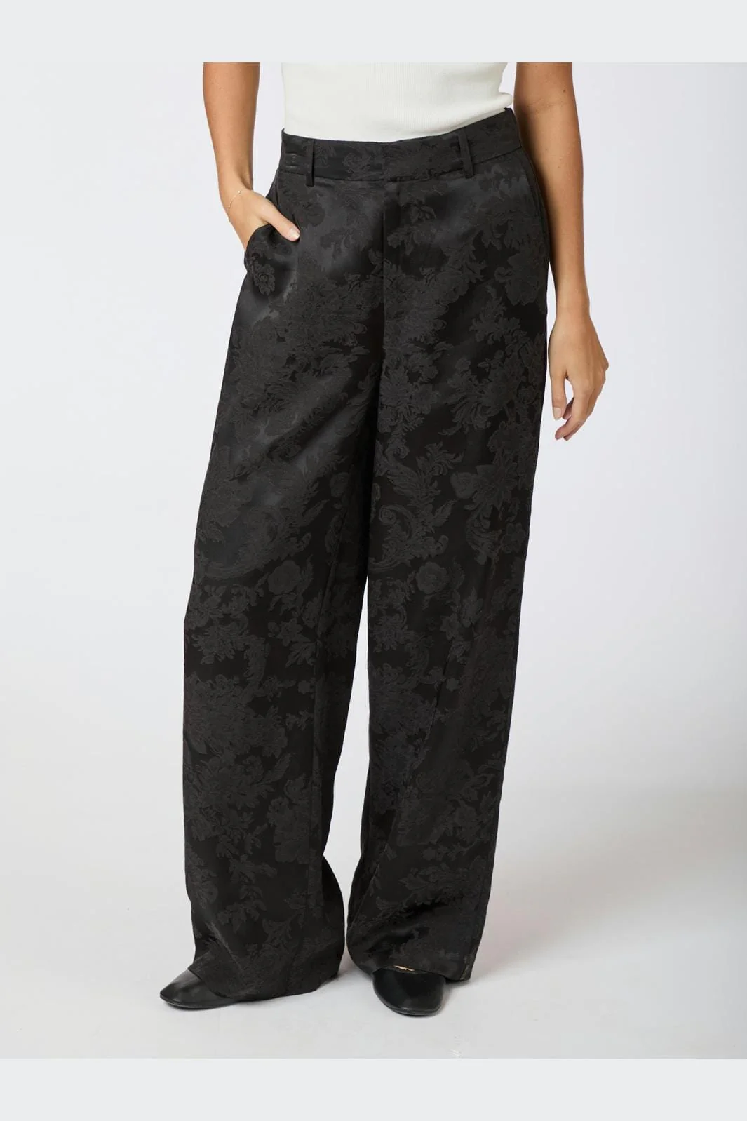 Neo Noir Emmett Jacquard Pants
