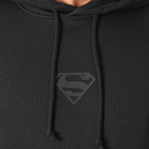 Sweat Capuche Man Of Steel Noir Noir