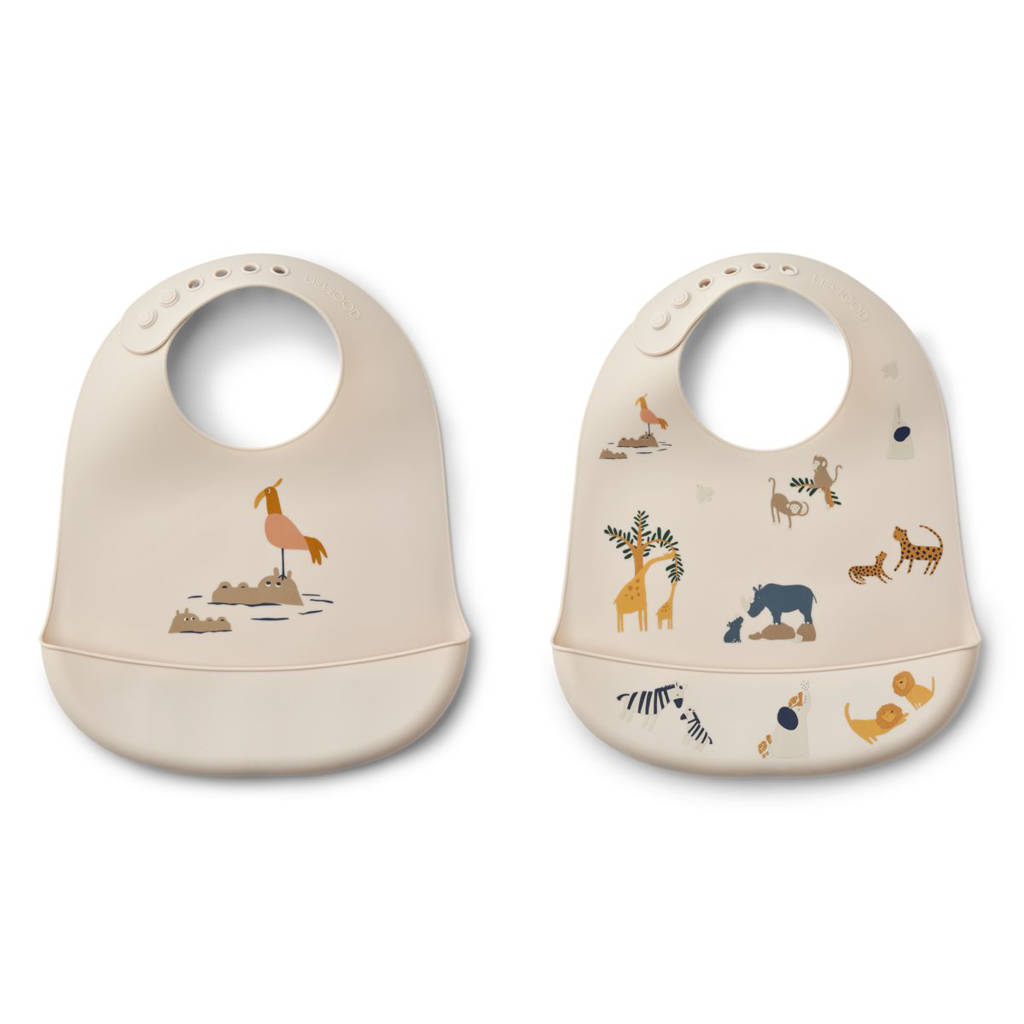 Tilda Printed Bib 2-Pack