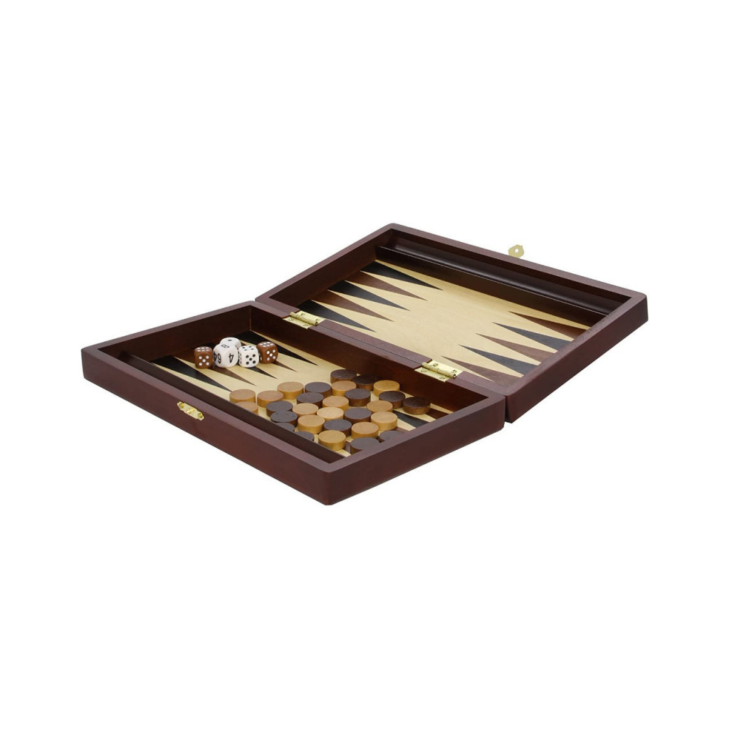 Coffret Backgammon Acajou