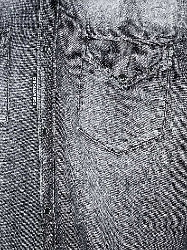 DSQUARED2 Jeanshemd schwarz