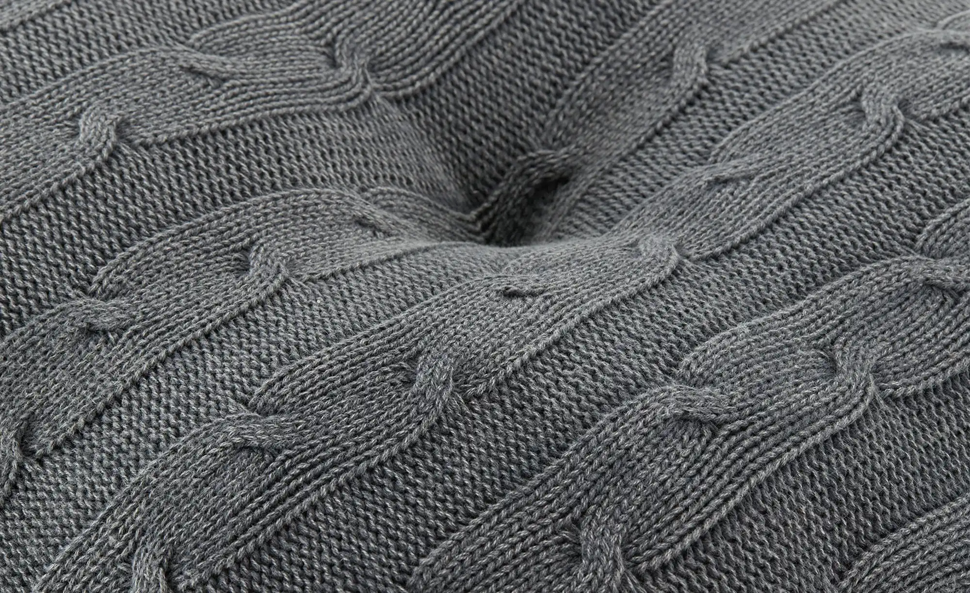 Gray & Jones Bodenkissen Strick