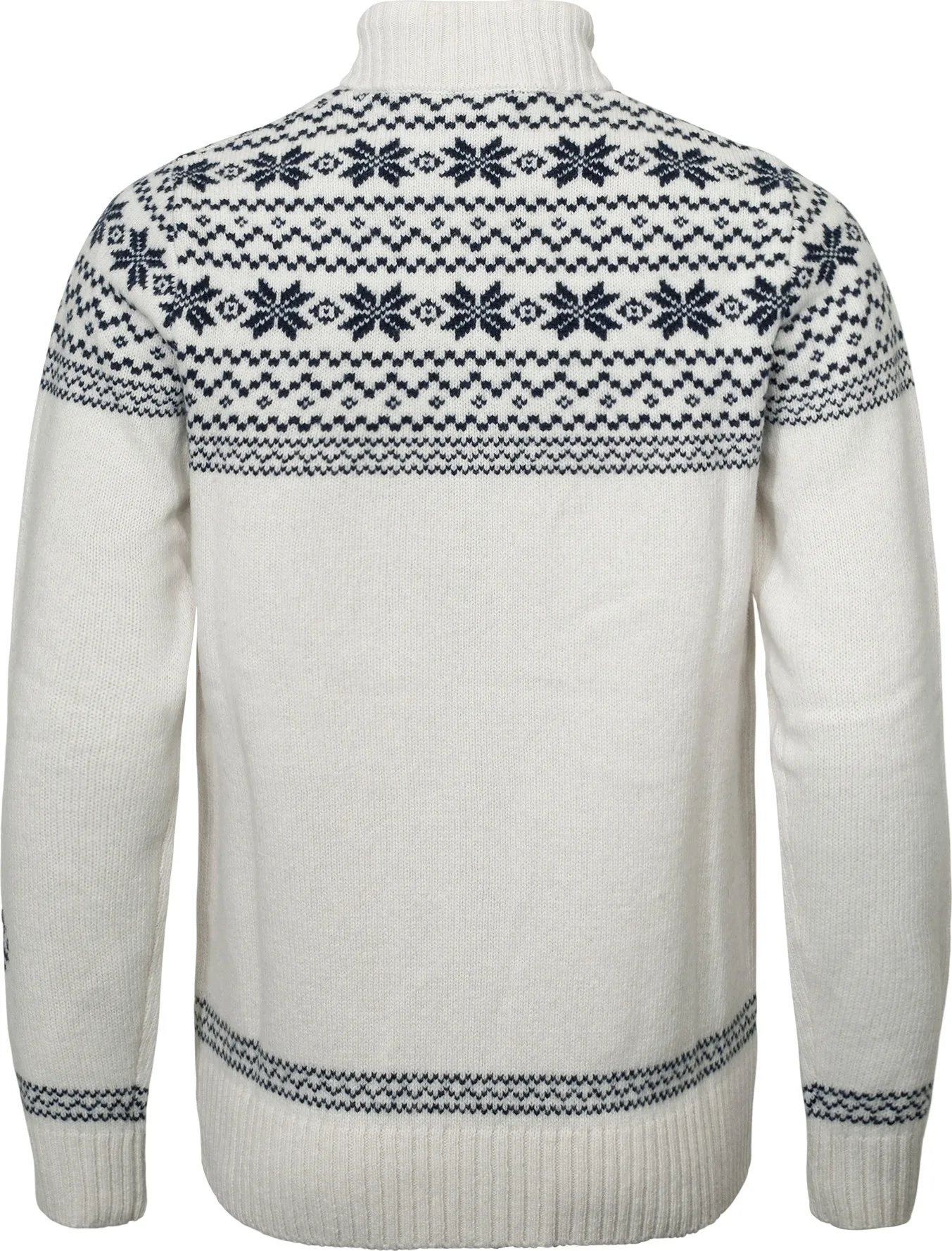 Gridarmor Women's Snøstjerne Full Zip Ullgenser Bright White